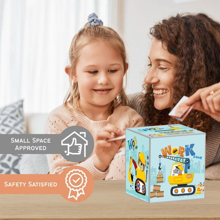 My Money Box Personalised - Construction Zone (Piggy Bank)