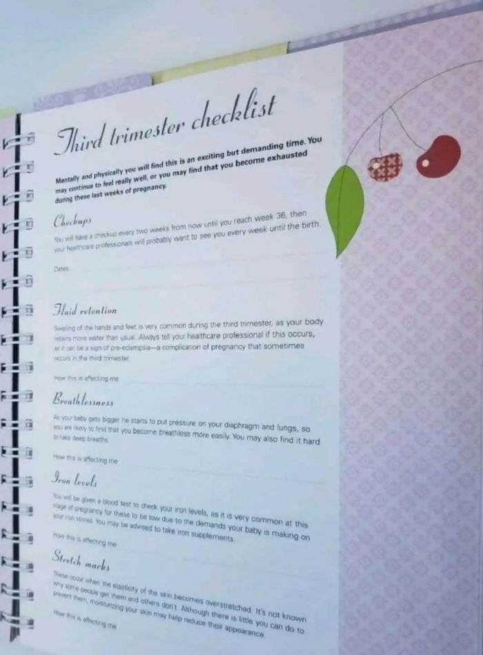 A beautifully designed keepsake journal to document every moment of your pregnancy journey, from the first positive test to the day you meet your baby