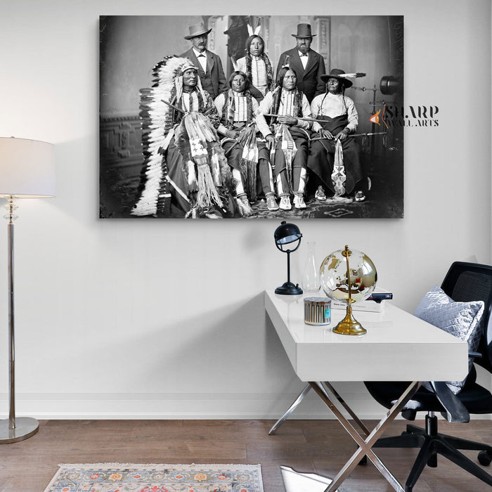 Native American Wall Art Canvas