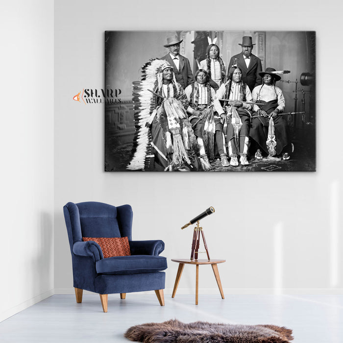 Native American Wall Art Canvas