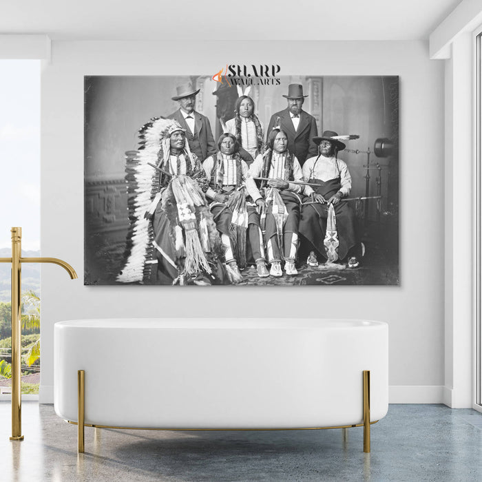Native American Wall Art Canvas