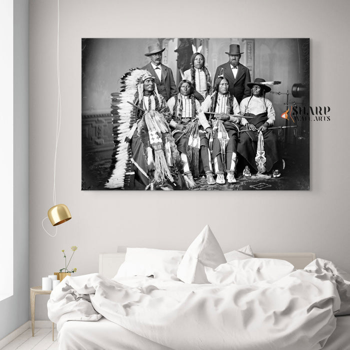 Native American Wall Art Canvas