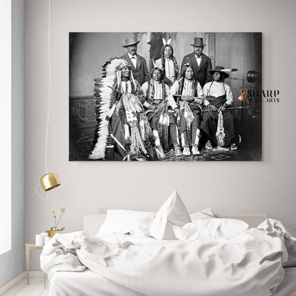 Native American Wall Art Canvas