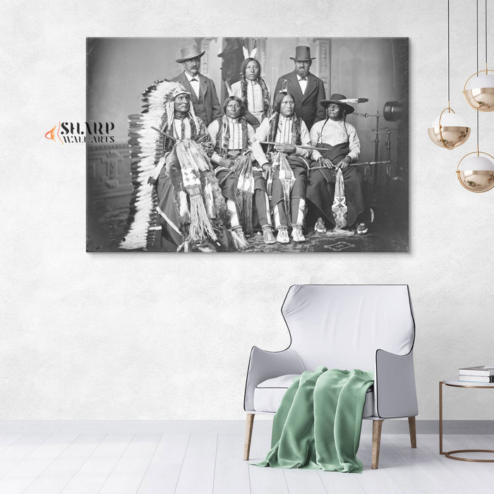 Native American Wall Art Canvas