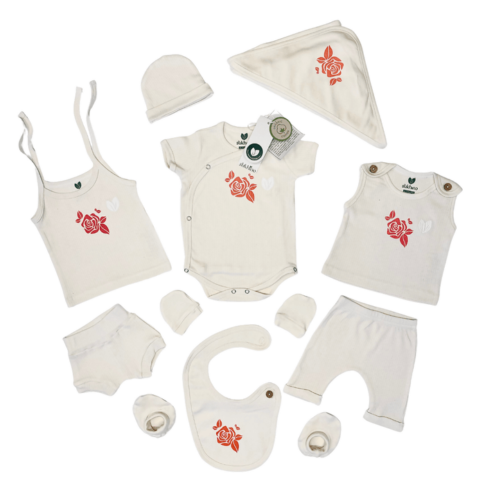 Natural Printed & Drop Needle Sets
