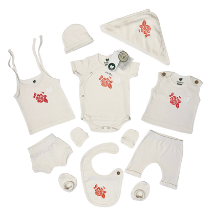 Natural Printed & Drop Needle Sets