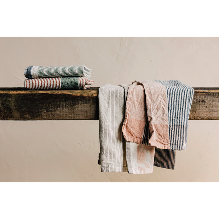 Nectar Array Stripe Dishtowel Set of 2