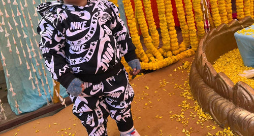 Gear up your little champ with our Nike Tracksuit for babies - style and comfort for the tiniest athletes!