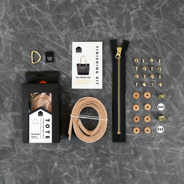 Oberlin Tote Leather + Hardware Kit