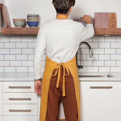 Ochre Stonewash Apron