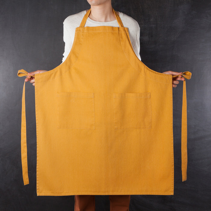 Ochre Stonewash Apron