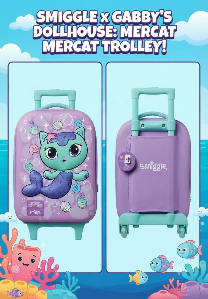 Original Smiggle 14-Inch Trolley Backpack – Personalized