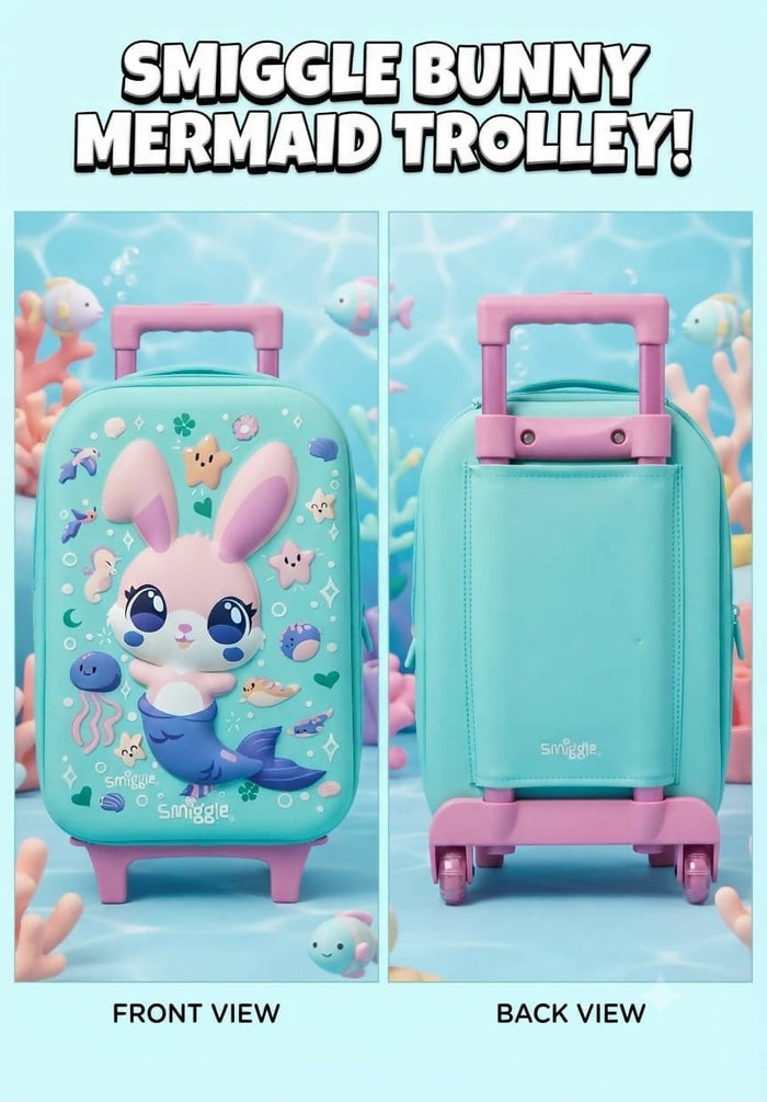 Original Smiggle 14-Inch Trolley Backpack – Personalized