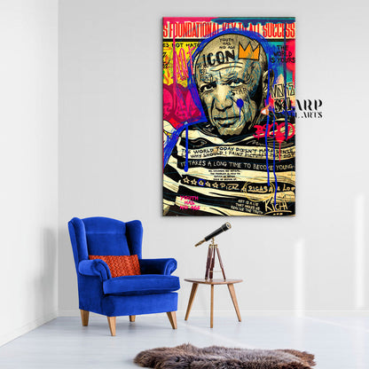 Pablo Picasso Graffiti Canvas Wall Art