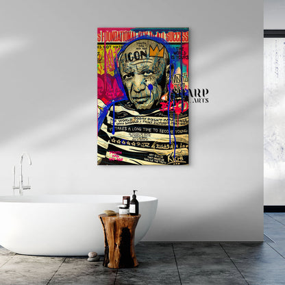 Pablo Picasso Graffiti Canvas Wall Art