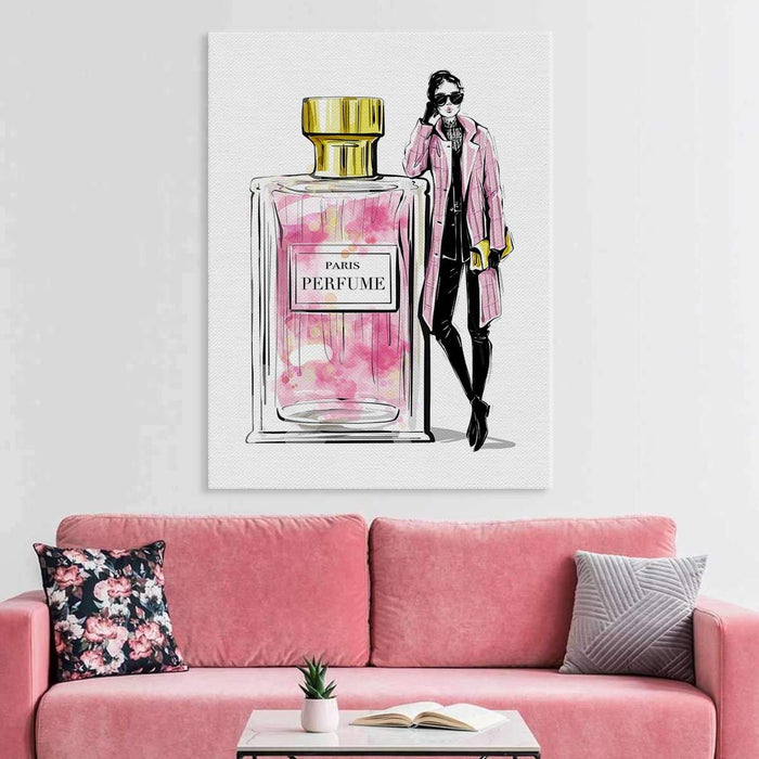 Paris Perfume - Fashion Wall Art Canvas - SharpWallArts