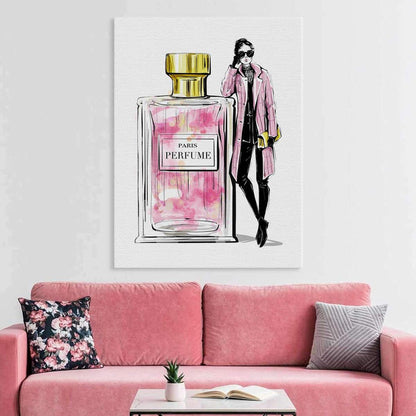 Paris Perfume - Fashion Wall Art Canvas - SharpWallArts