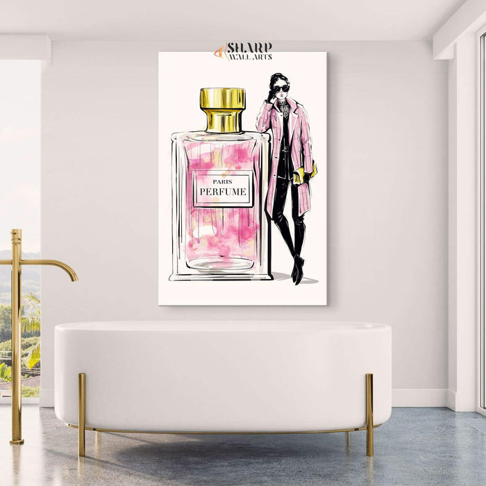 Paris Perfume - Fashion Wall Art Canvas - SharpWallArts