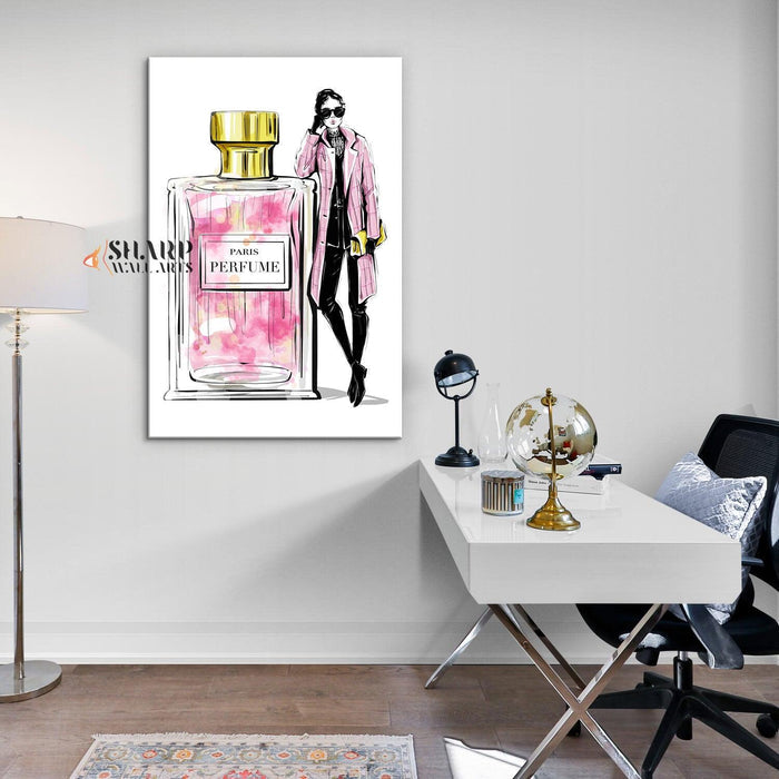 Paris Perfume - Fashion Wall Art Canvas - SharpWallArts