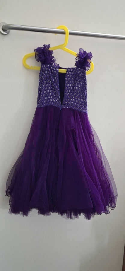 Party Long Frock /Purple