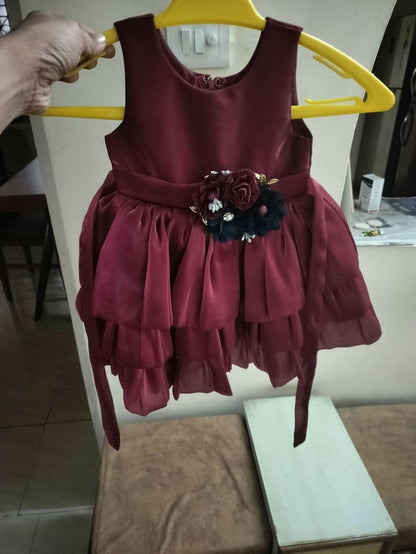 Party Wear baby Frock For Baby Girl