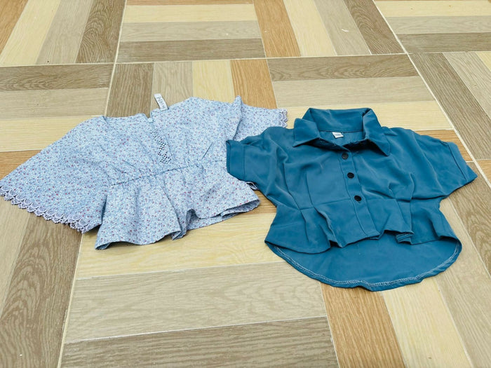Party Wear Top for Baby Girl Set of 2