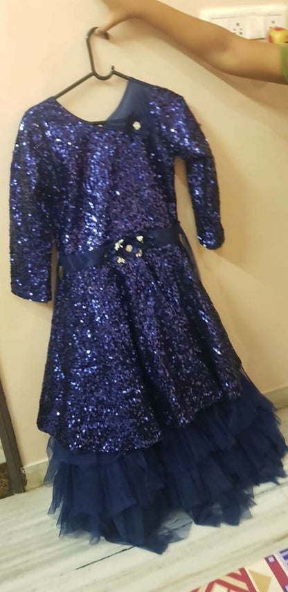 Partywear Gown - Blue - PyaraBaby