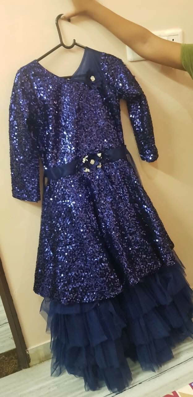 Partywear Gown - Blue - PyaraBaby