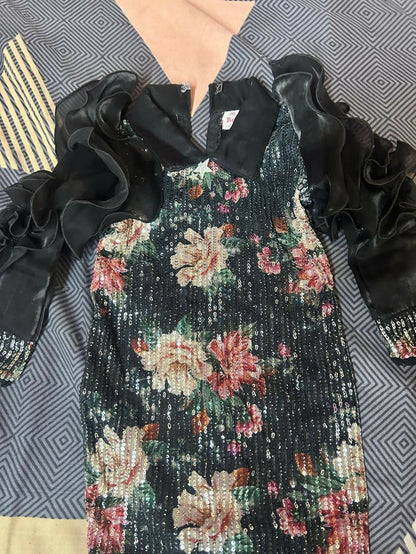 Partywear Long Dress for Baby Girl – Elegant, Comfortable & Celebration-Ready