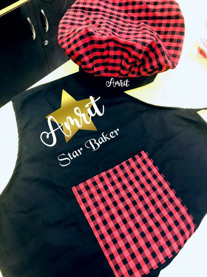 Personalised Apron & Hat Set