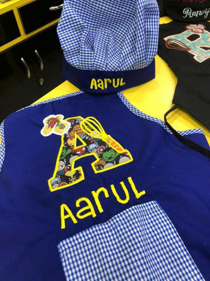 Personalised Apron & Hat Set