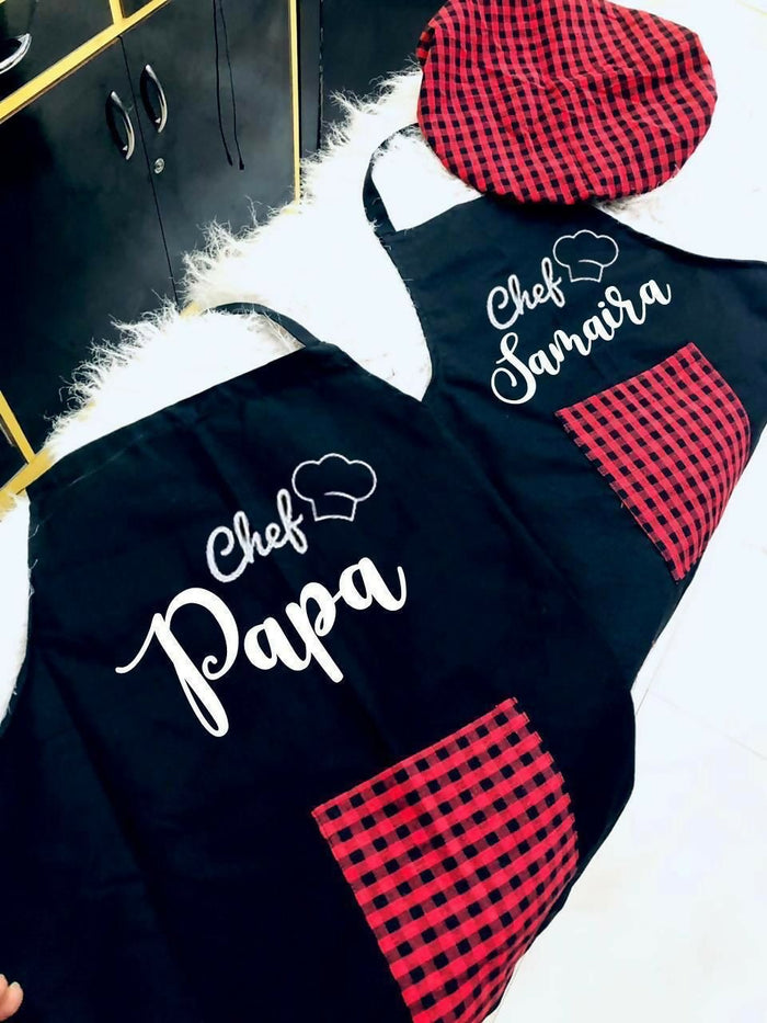 Personalised Apron & Hat Set