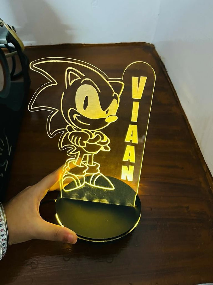 Personalised kids night lamp
