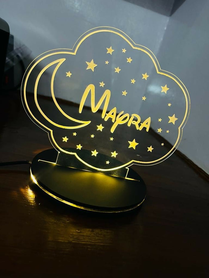 Personalised kids night lamp