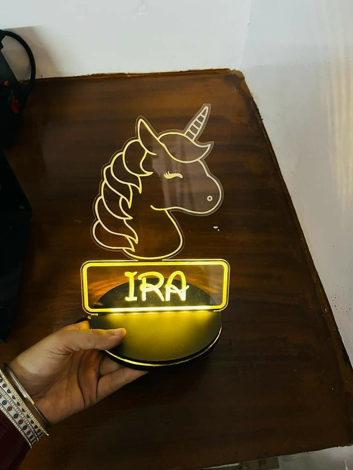 Personalised kids night lamp