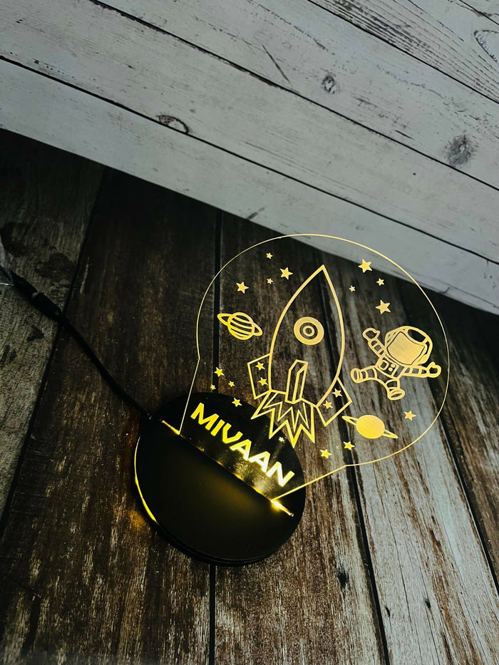 Personalised kids night lamp