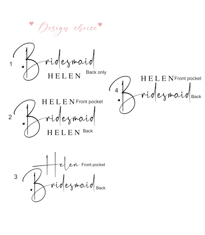 Personalised Lace Trim Bridesmaid Robe | Satin Bridal Party Gift