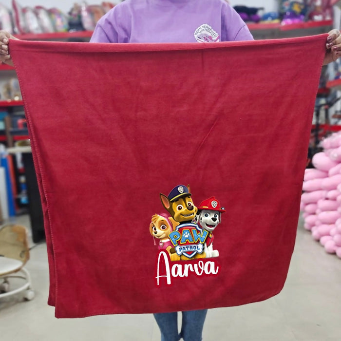 Personalized Kids Towel – 55 × 30 Inches