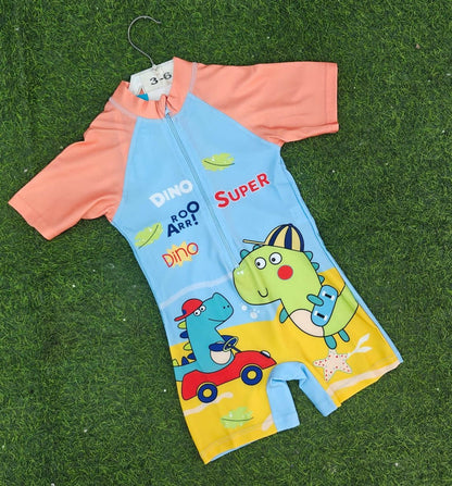 Personalized Swim Costume & Cap for Kids