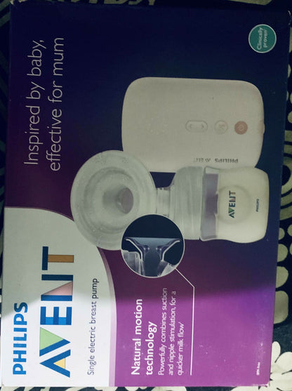 PHILIPS AVENT Electric Single Breast Pump SCF395/11, - PyaraBaby