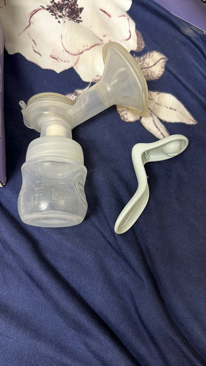 Philips Breast Pump in Preloved New condition, available in Mumbai, featuring a comfortable and convenient design for expressing breast milk with easy-to-use components for everyday pumping.