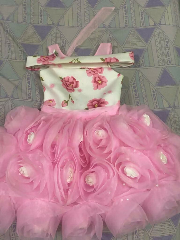 Pink Dress/Frock for Baby Girl - PyaraBaby