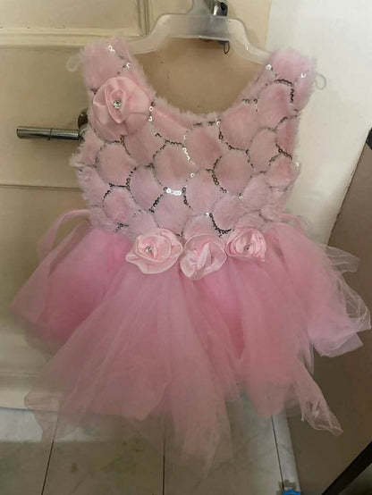Pink Kids Frock/Dress - PyaraBaby