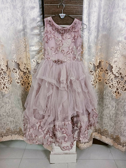 Pink Rose Dress/Frock for Baby – Elegance in Every Petal!