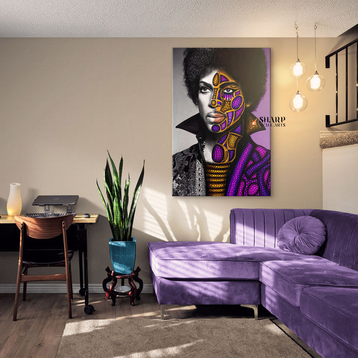 Prince Purple Canvas Wall Art