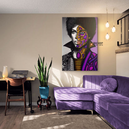 Prince Purple Canvas Wall Art