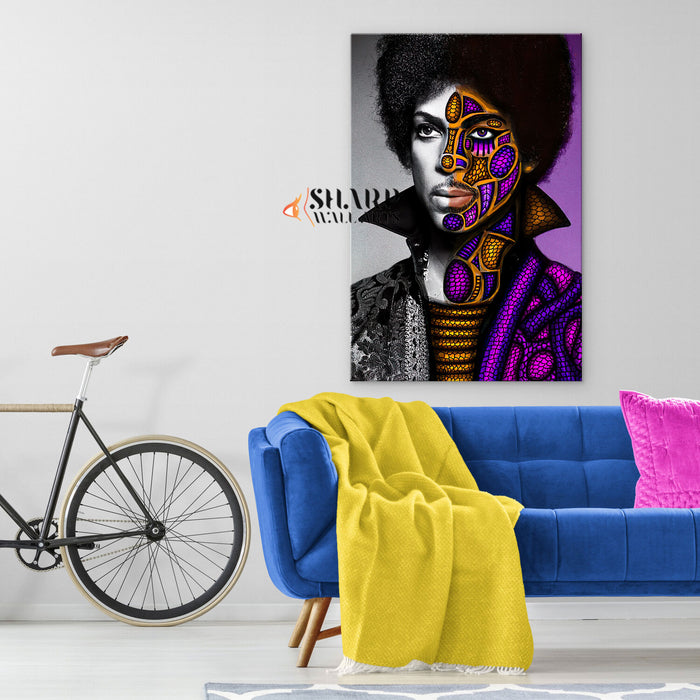 Prince Purple Canvas Wall Art