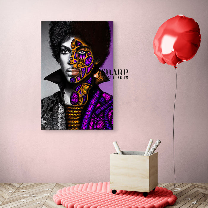 Prince Purple Canvas Wall Art