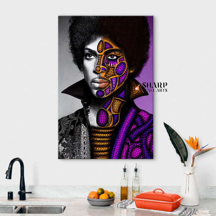 Prince Purple Canvas Wall Art