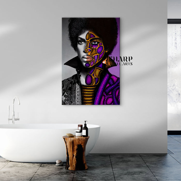 Prince Purple Canvas Wall Art